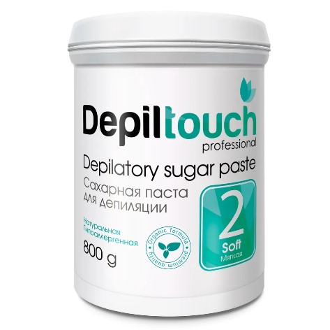 Сахарная паста для депиляции МЯГКАЯ «Depiltouch professional» 800г.