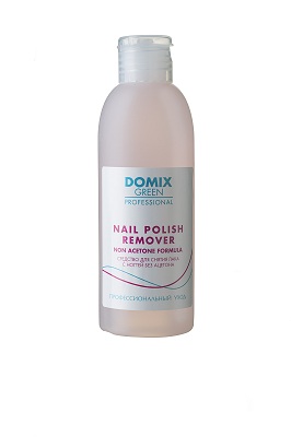 Domix Средство для снятия лака с ногтей без ацетона Nail Polish Remover non Acetone Formula 200 мл